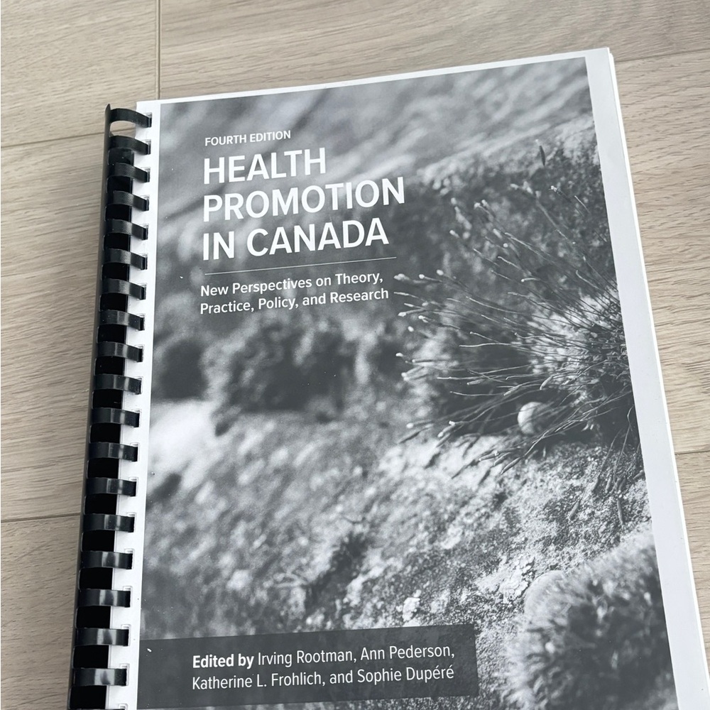 Health Promotion in Canada Book by Irving Rootman